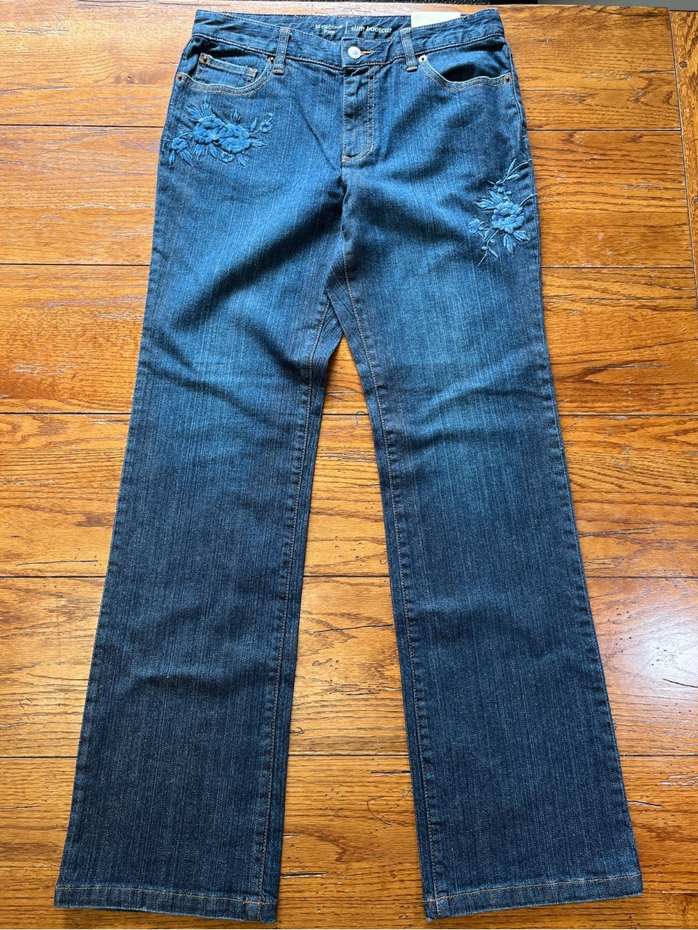 Liz Claiborne Women’s Jeans Slim Bootcut 8